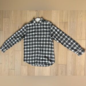 Club Monaco Button Down Plaid Shirt (Medium Slim)